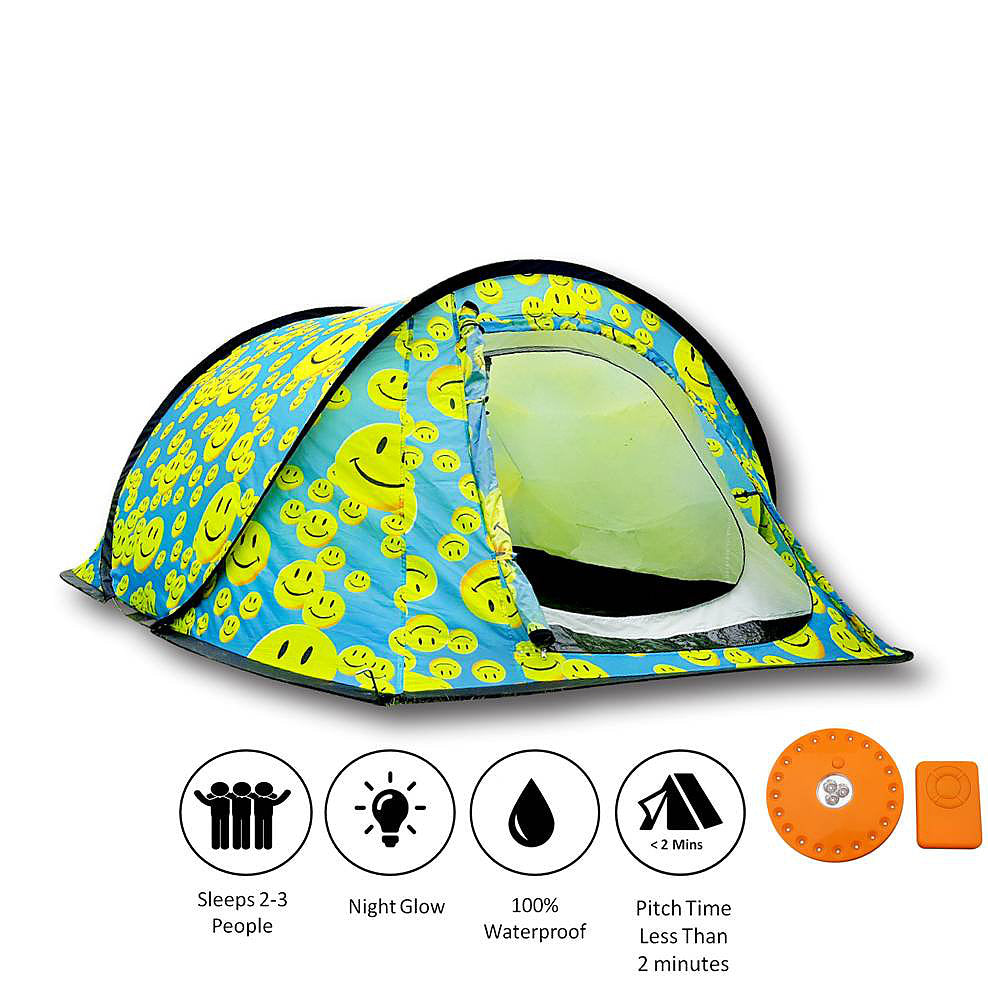 Emoji Night Glow Festival Pop-Up Tent