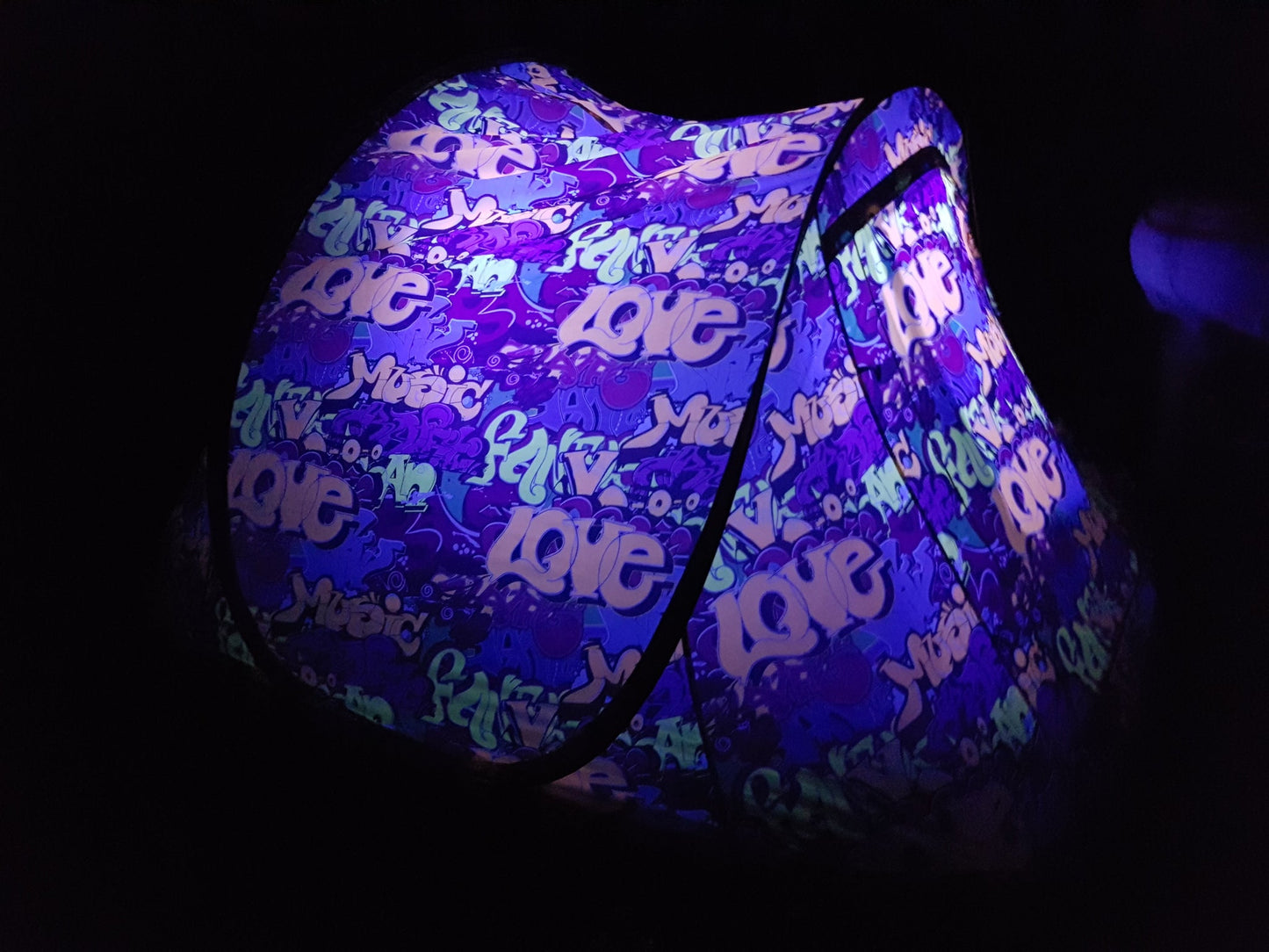 Graffiti Night Glow Festival Pop-Up Tent