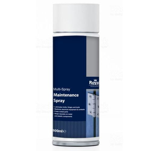 Royal Leisure Multi-Spray 400ml
400ml Heavy Duty
Maintenance Lubricant