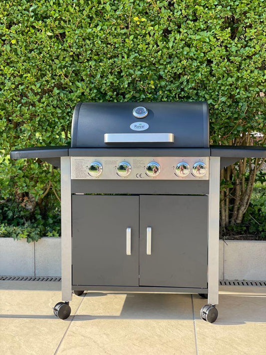 Royal Leisure Outdoor Deluxe BBQ 4+1 Side Burners