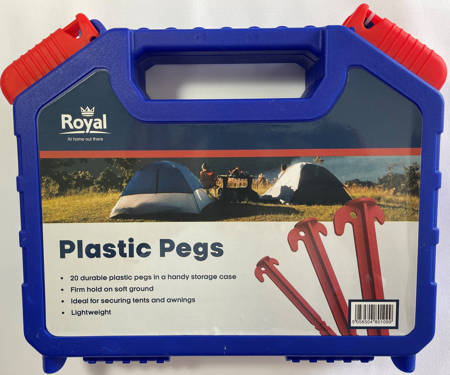 Royal Leisure Plastic Peg Case7mm x 200mm(Box of 20)